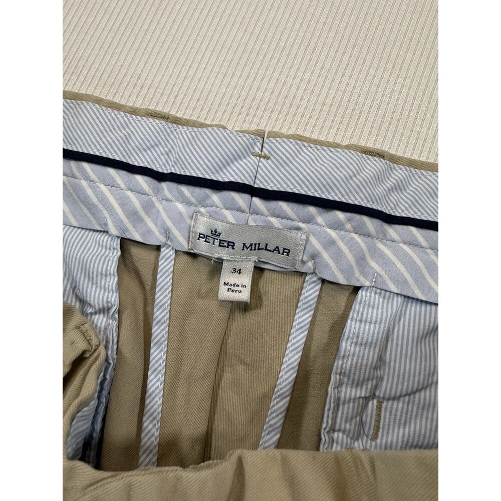 Peter Millar Men's 34x30 Gray Golf Pants - Picture 2 of 8